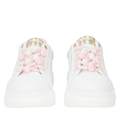 SNEAKER BELLATRIX CON PERLE EFFETTO BOREALE