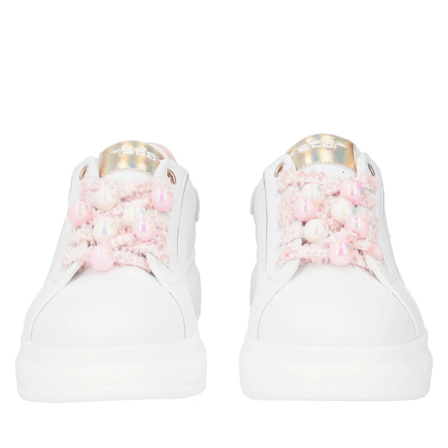 SNEAKER BELLATRIX CON PERLE EFFETTO BOREALE