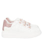 SNEAKER FENICE CON PERLE IN MICROSTRASS