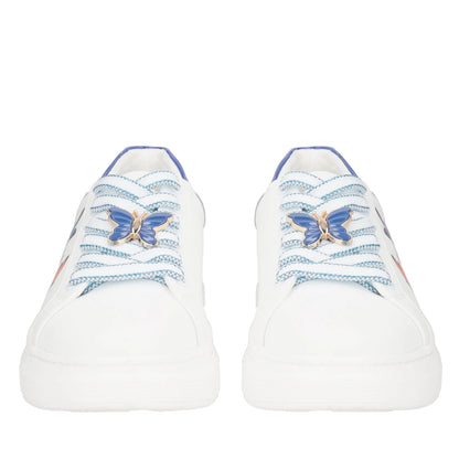 SNEAKER FENICE CON STAMPA FARFALLE