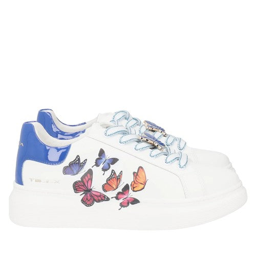 SNEAKER FENICE CON STAMPA FARFALLE